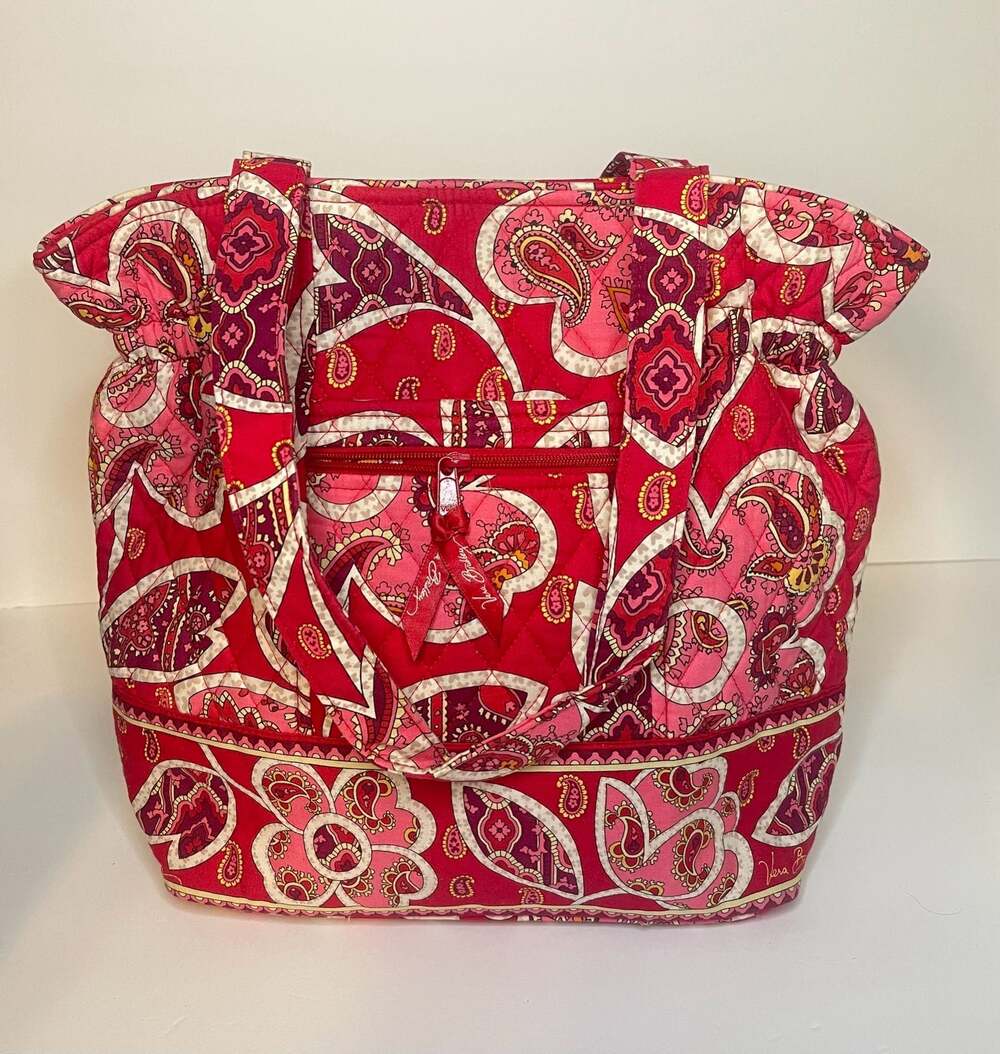 Vera Bradley Tote, Retired Rosy Posies Print